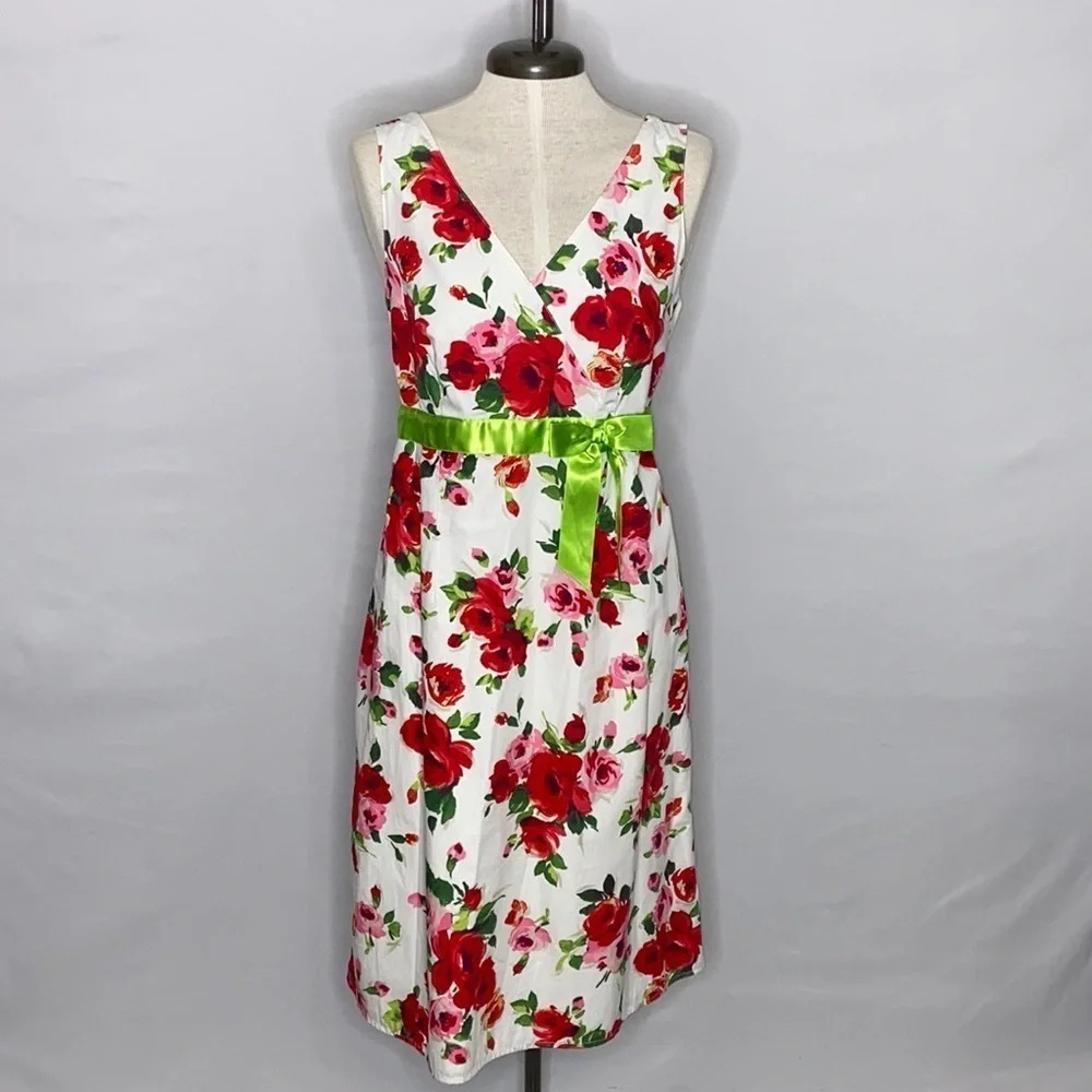 Hanna Andersson Sleeveless Rose Dress - Size 10